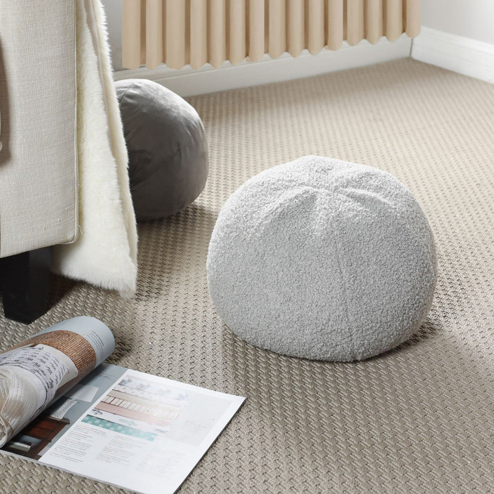 Dann Foley Lifestyle-Sphere Plush Pillow-Light Grey