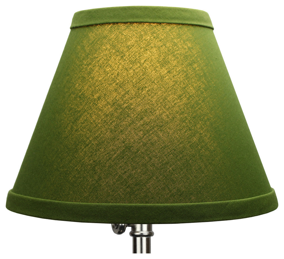 Fenchel Shades, 4"x8"x6" Bulb Clip Attachment Empire Lamp Shade, Linen