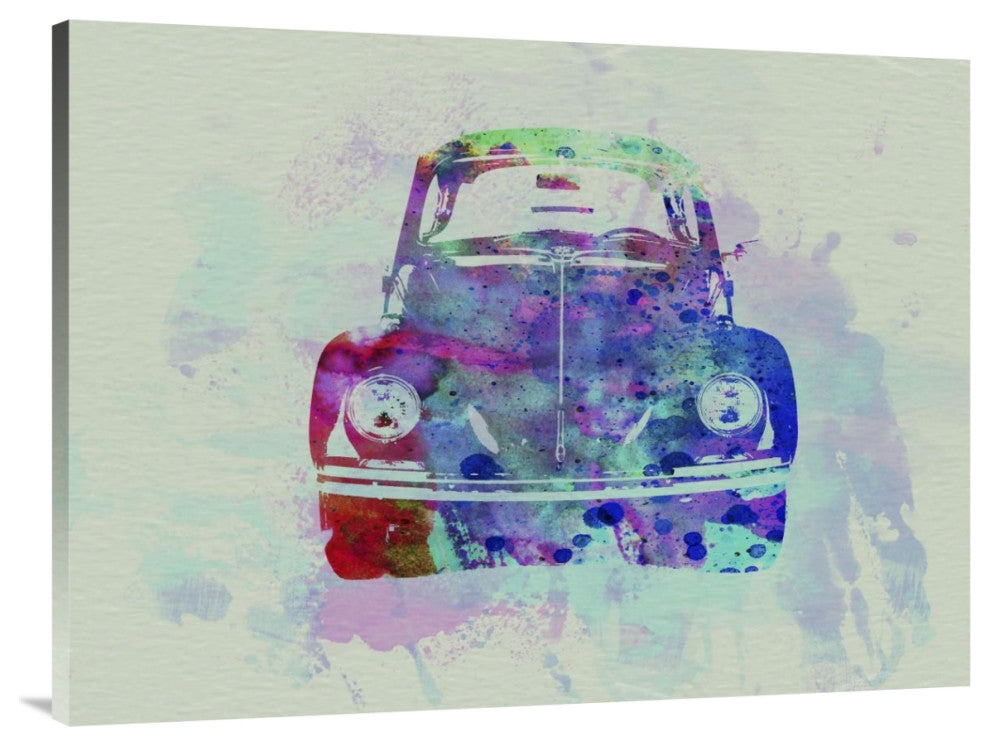 "VW Beetle Watercolor 2" Fine Art Print
