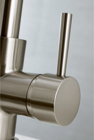 Gourmetier Single-Handle Pull-Down Kitchen Faucet, Brushed Nickel