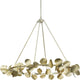 Laurel Collection 8-Light Transitional Chandelier, Gilded Silver