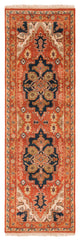 Surya Zeus ZEU-7805 Traditional Area Rug, Rust, 3' x 12' Runner