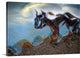 "Beasts of the Mountains" Wrapped Canvas Art Print, 48"x32"x1.5"