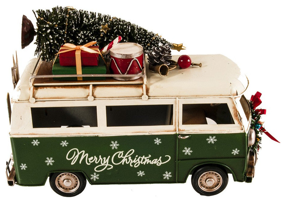c1960s Volkswagen Christmas Bus Sculpture