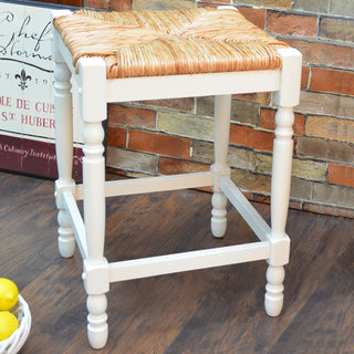 Thomasville Rta 24" Counter Stool, Antique White