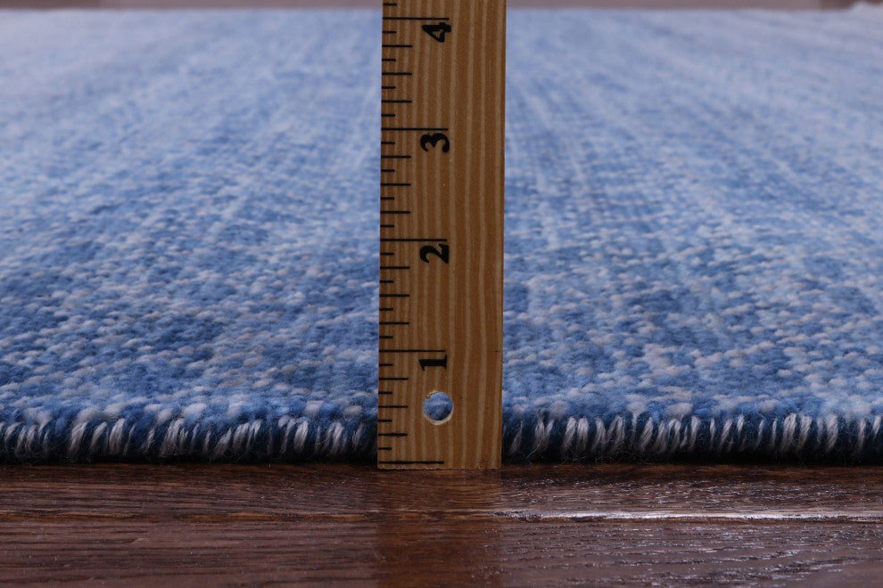 9' 0" X 12' 3" Savannah Grass Handmade Wool Rug - Q13208