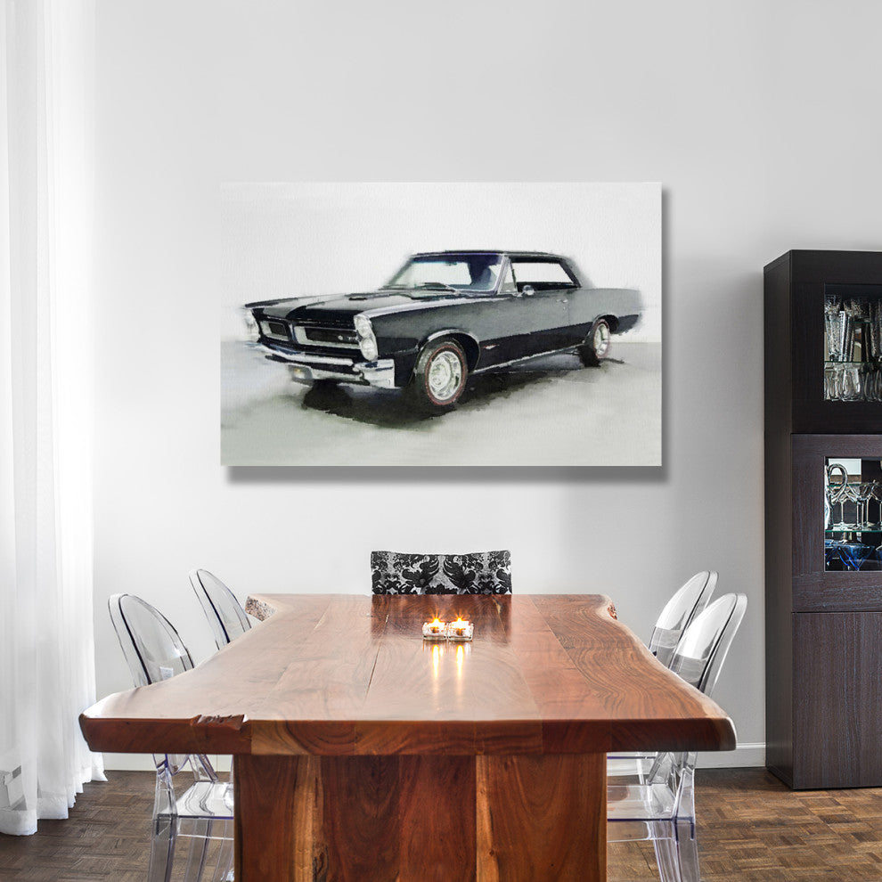 "1966 Pontiac GTO Watercolor" Fine Art Print