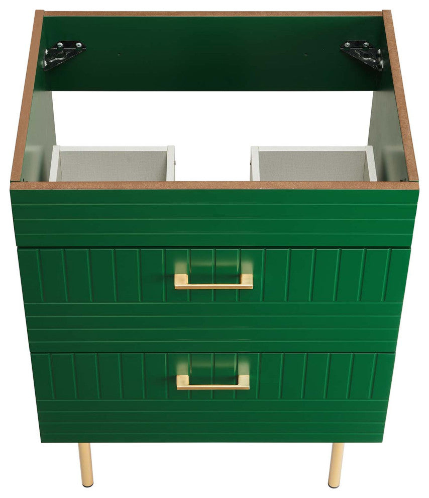 Daybreak 24" Bathroom Vanity Cabinet, Sink Basin Not Included, Green