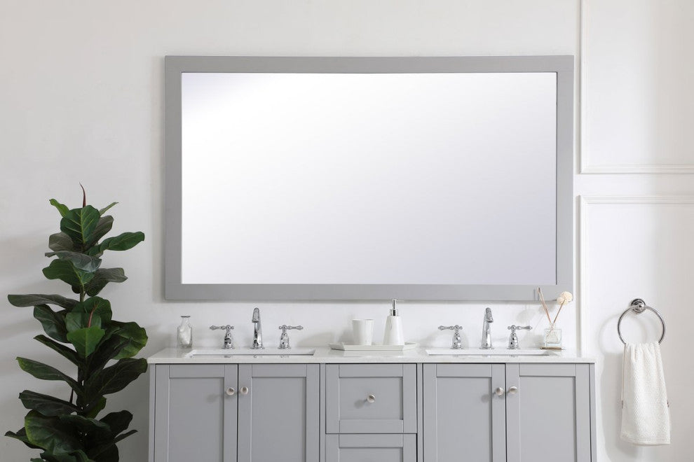Anderson Rectangle Vanity Mirror 60", Gray