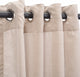 Shadow Wren Sunbrella Outdoor Curtain With Grommets, 108" Long