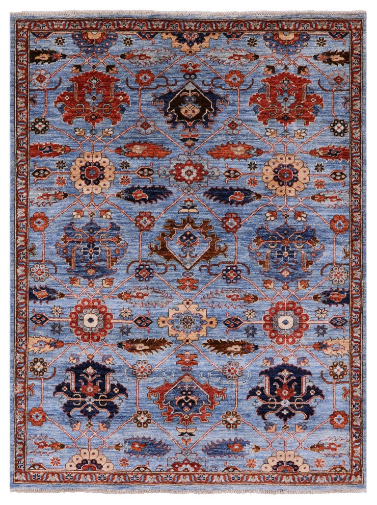 Persian Fine Serapi Hand-Knotted Wool Rug 4' 10" X 6' 4" - Q12905