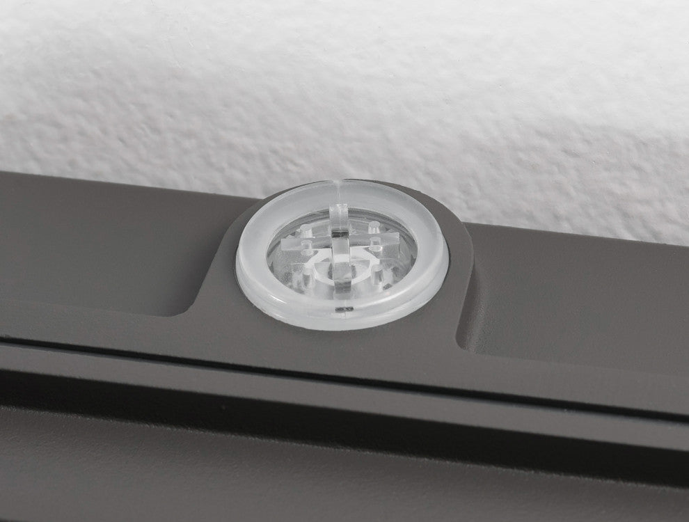 Poly 8" LED Outdoor, 120-277V, 20W, 3 CCT, Bronze