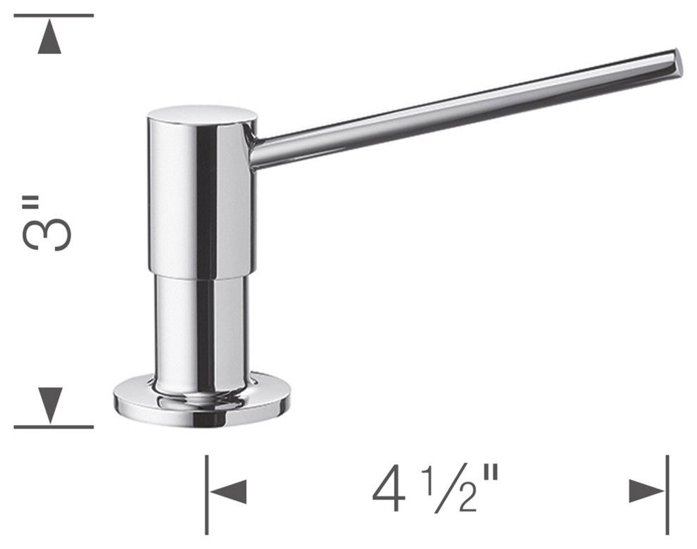 Blanco Torre Soap Dispenser in Chrome