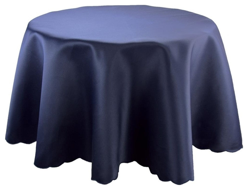Samantha Collection, Navy Blue, 72" Round