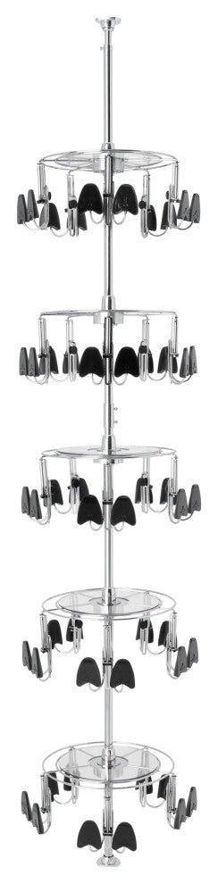 Lazy Shoezen Rotating Women's Shoe Organizer for Custom Closet Systems, 95"