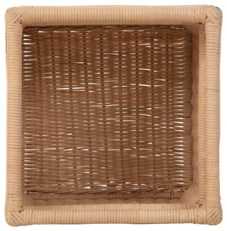 Square Rattan Decorative Indoor Planter Stand, Large