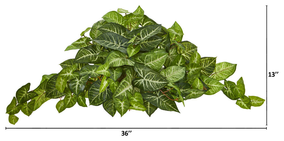 36" Nephthytis Artificial Ledge Plant