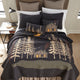 Moonlit Cabin Decorative Pillow