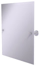 Frameless Tilt Mirror with Beveled Edge, Polished Chrome