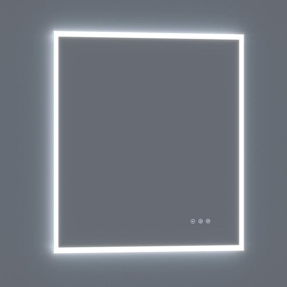 Arpella Lucent 34 in. x 36 in. Wall Mounted LED Vanity Mirror