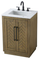 Home Living 24" Single Bathroom Vanity, Hazel Oak