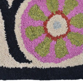 HAND TUFTED WOOL ECO-FRIENDLY AREA RUGS-Beige Multicolor, Oriental Design