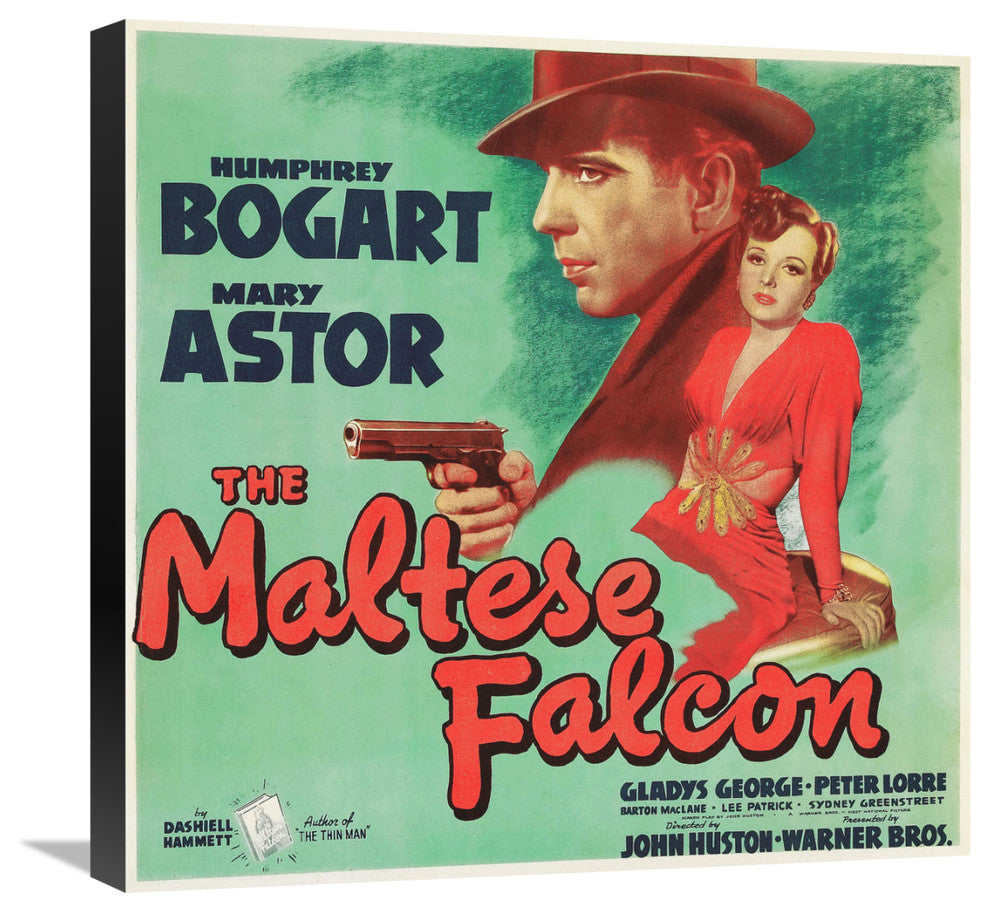 "The Maltese Falcon" Stretched Canvas Giclee by Hollywood Photo Archive, 22"x22"
