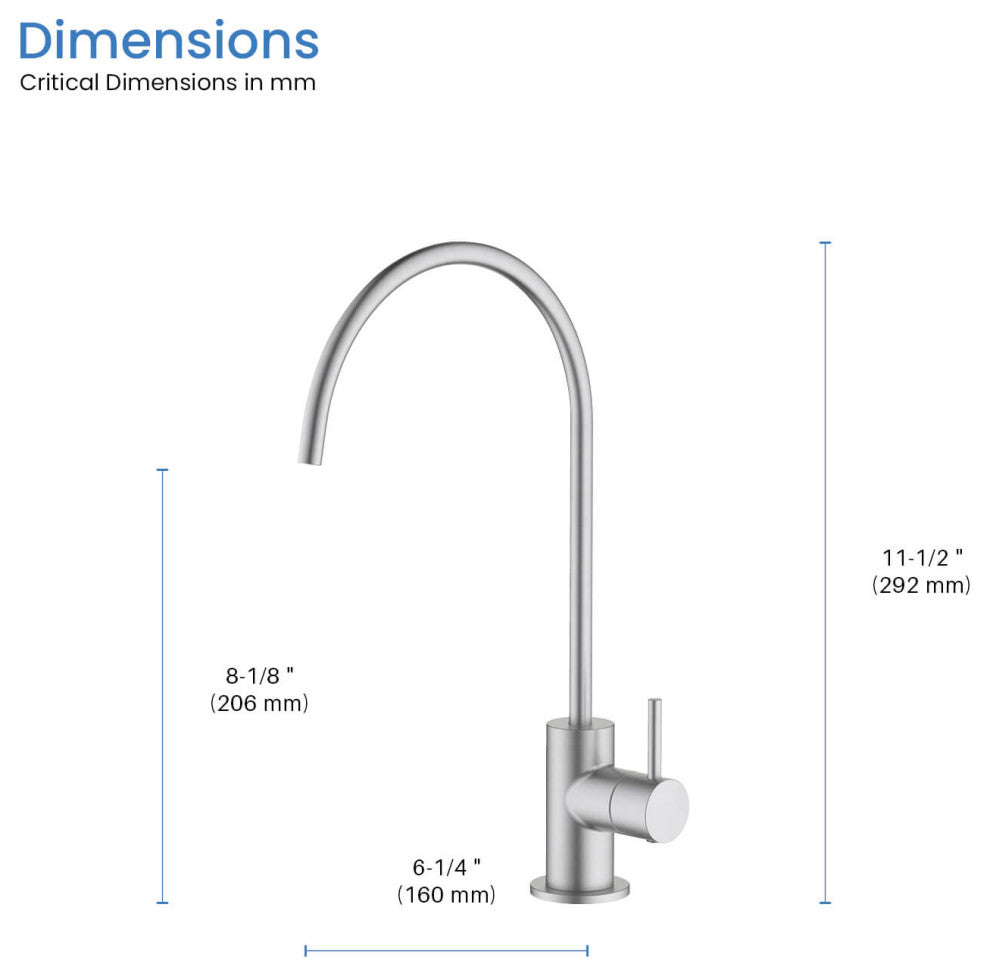 Circular Water Filtration Faucet, Brushed Nickel