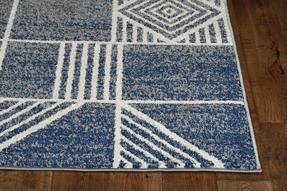 KAS Lucia 2774 Blue Dimensions Area Rug, 5'3"x7'7"