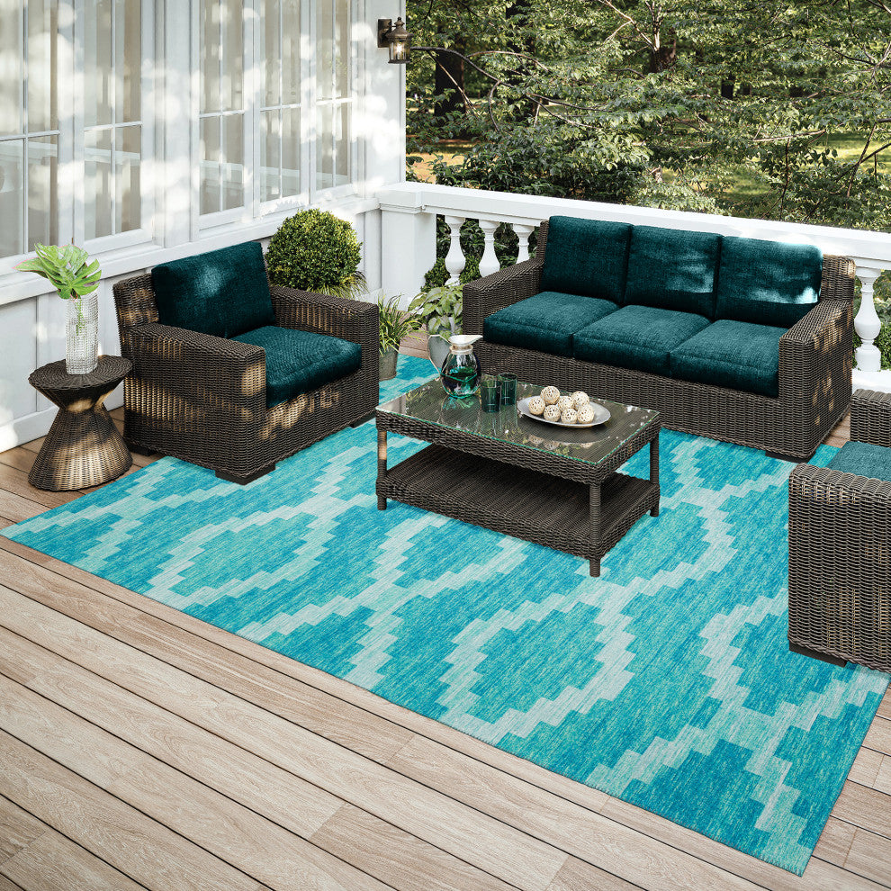 Indoor/Outdoor Sedona SN9 Poolside Machine Washable 8' x 10' Rug