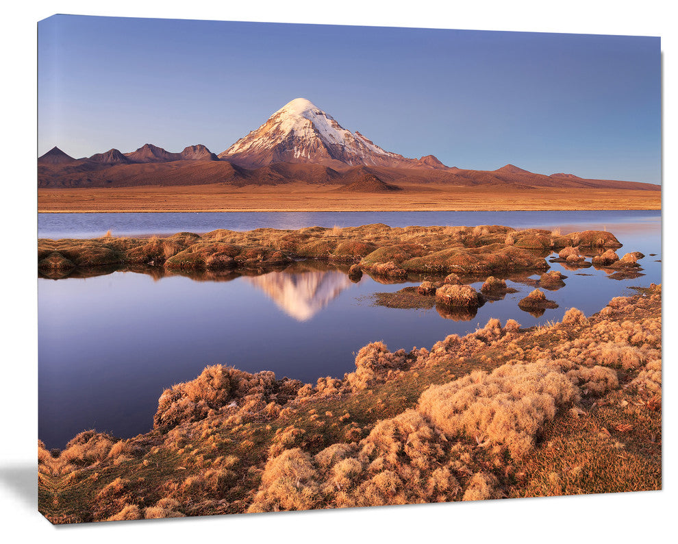 Sajama National Park Bolivia, Large Landscape Canvas Art, 40"x30"
