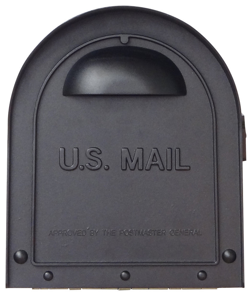 Classic Curbside Mailbox, Black