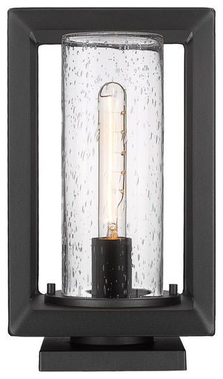 Golden Lighting 2073-OPR SD Smyth 13" Tall Post Light - Natural Black