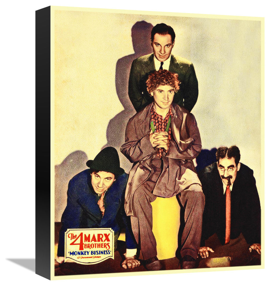 "Marx Brothers - Monkey Business 02" Canvas by Hollywood Photo Archive, 13x16"