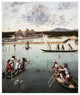 "Hunting on the Lagoon" Digital Paper Print by Vittore Carpaccio, 15"x18"