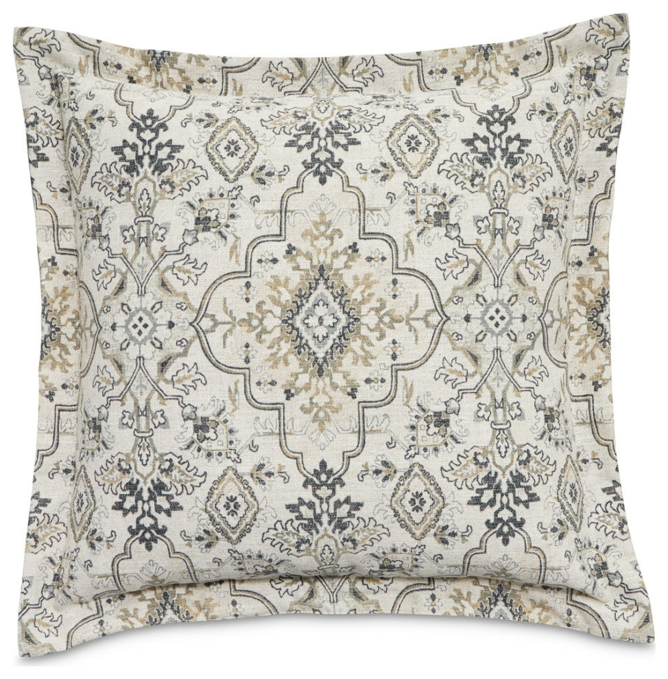 Moonbeam Powell 21" Square Pillow, Set of 2, Natural