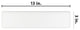 Battiscopa Matte White Ceramic Wall Trim