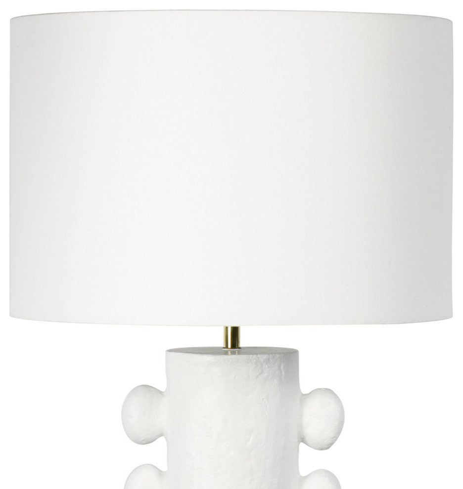 Sanya Metal Table Lamp, White