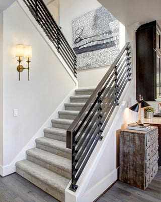 Z-Lite Emily 2 Light Wall Sconce, Rubbed Brass