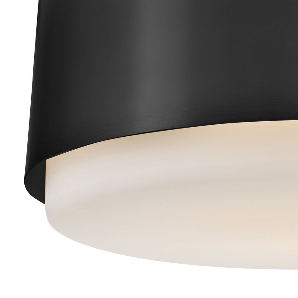Hinkley Cedric Small Semi-Flush Mount, Black