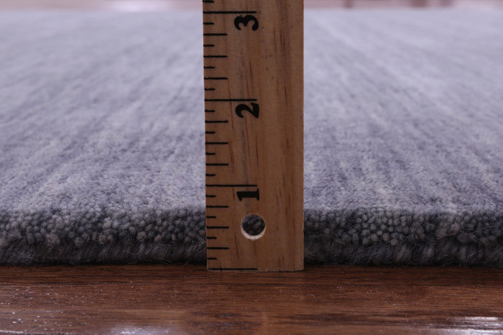 6' Square Hand Knotted Persian Gabbeh Wool Rug - Q15326