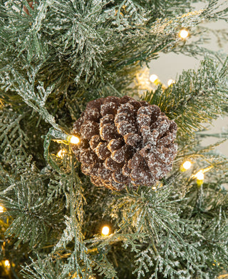 2-Pack 4' Pre-Lit Pine Artificial Christmas Porch Tree, 130 Warm White Lights