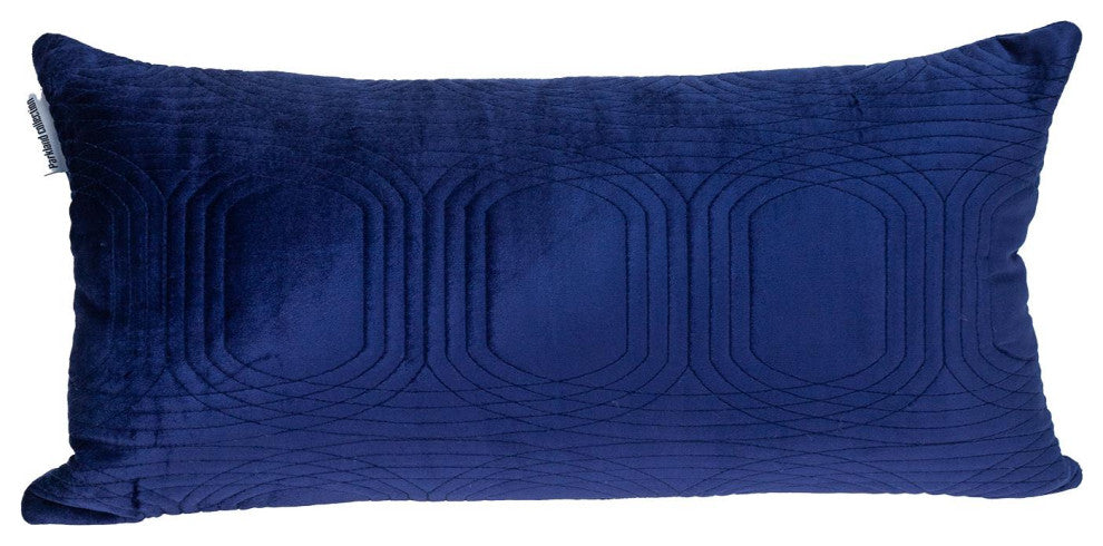 Parkland Collection Iphis Blue Throw Pillow, Rectangle
