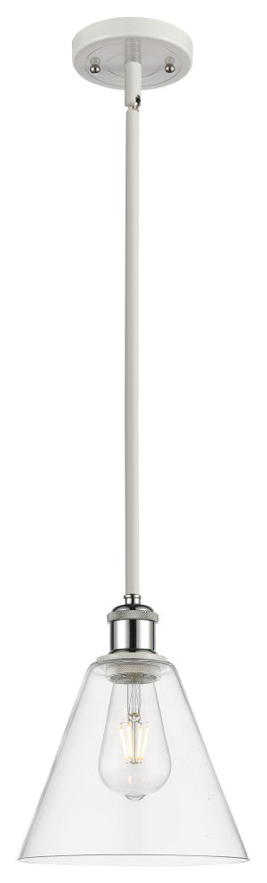 Innovations 516-1S-WPC-GBC-82-LED 1-Light Mini Pendant, White, Polished Chrome