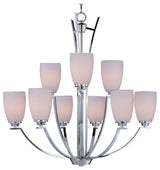 Maxim Lighting Rocco 9-Light Chandelier in Polished Chrome - 20026SWPC