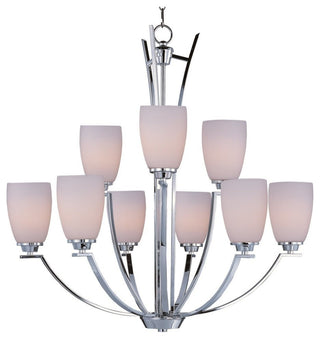 Maxim Lighting Rocco 9-Light Chandelier in Polished Chrome - 20026SWPC