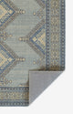 Momeni Anatolia Wool and Nylon Blue Area Rug 2'3" X 7'6" Runner
