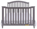 Kali 4-in-1 Convertible Crib, Gray, No Changer