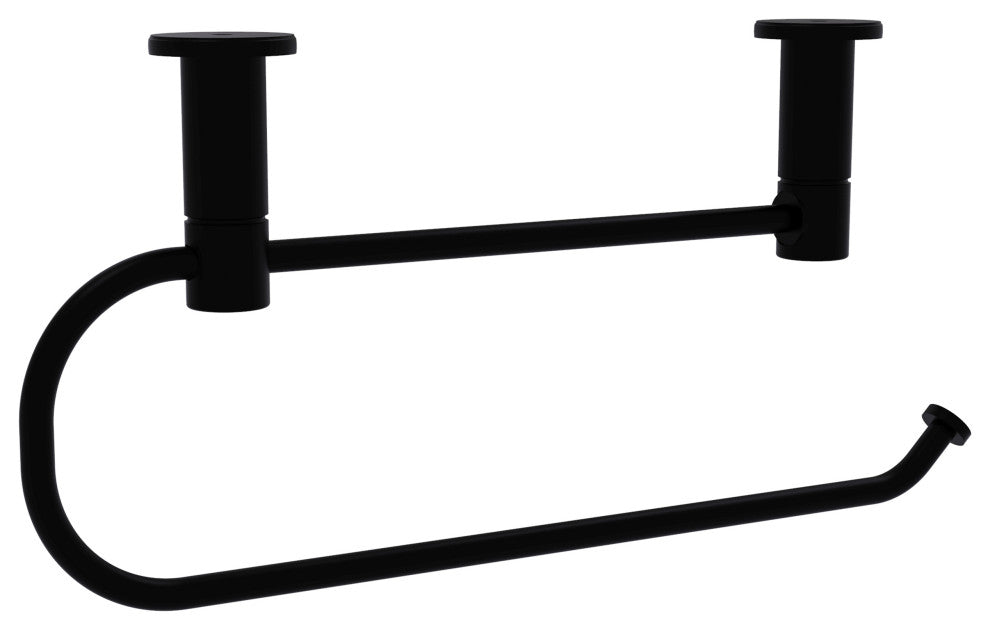 Fresno Under Cabinet Paper Towel Holder, Matte Black