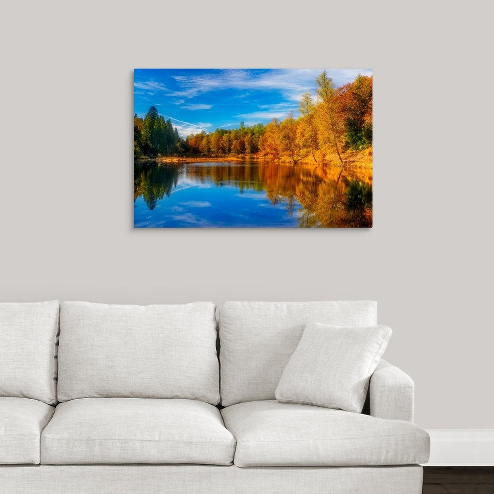 "Ode To Autumn" Wrapped Canvas Art Print, 36"x24"x1.5"